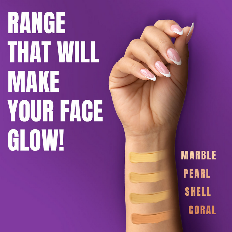 Elle 18 Lasting Glow Foundation - 03 Shell