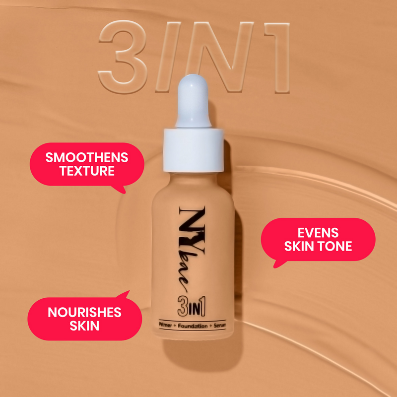 NY Bae 3 in 1 Serum Foundation Infused With Primer - Warm Cashew 03