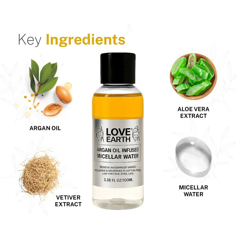 Love Earth Argan Oil Infused Micellar Water