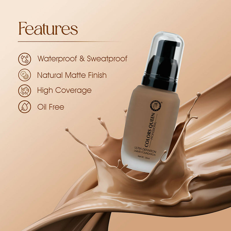 Colors Queen Ultra Definition Liquid Foundation - Caramel