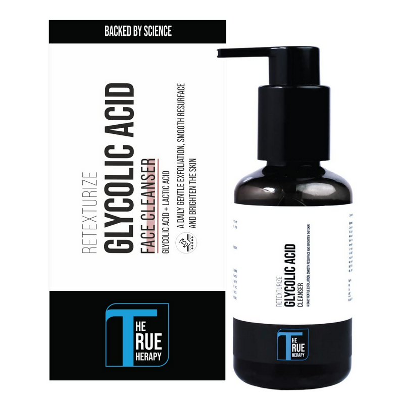 The True Therapy Retexturize Glycolic Acid Face Wash