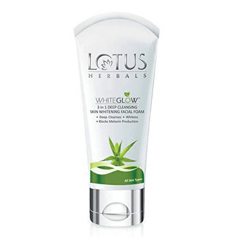 Lotus Herbals White Glow 3 in 1 Deep Cleansing Facial Foam