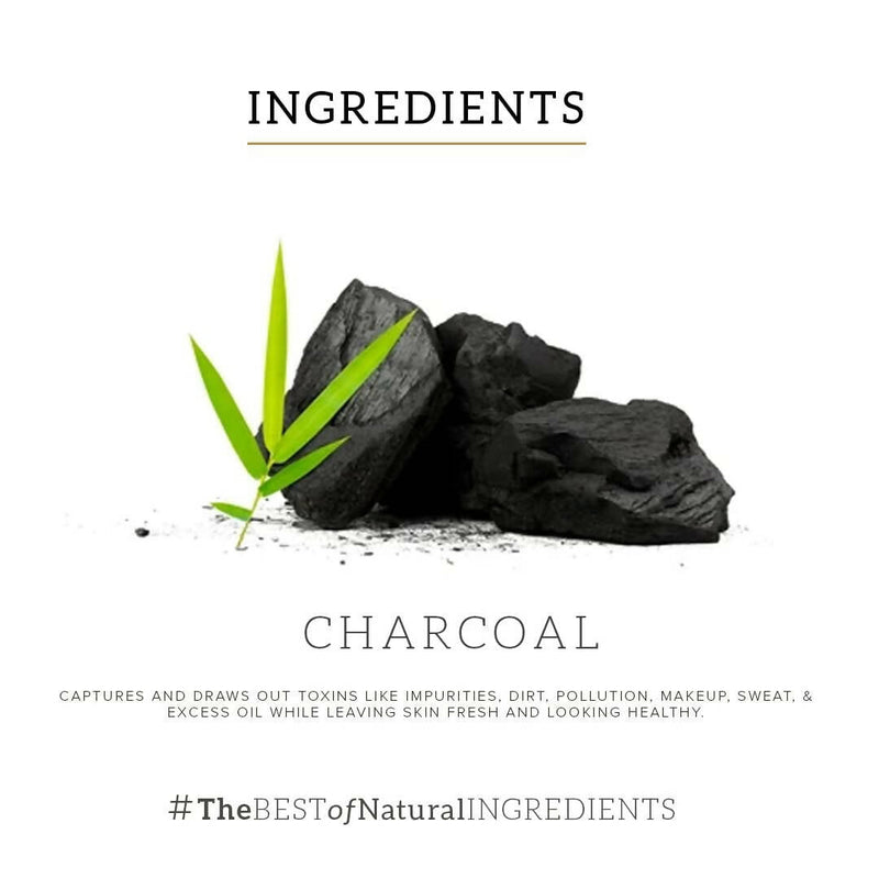 Khadi Natural Activated Bamboo Charcoal Foaming Face Wash With In- Built Face Brush