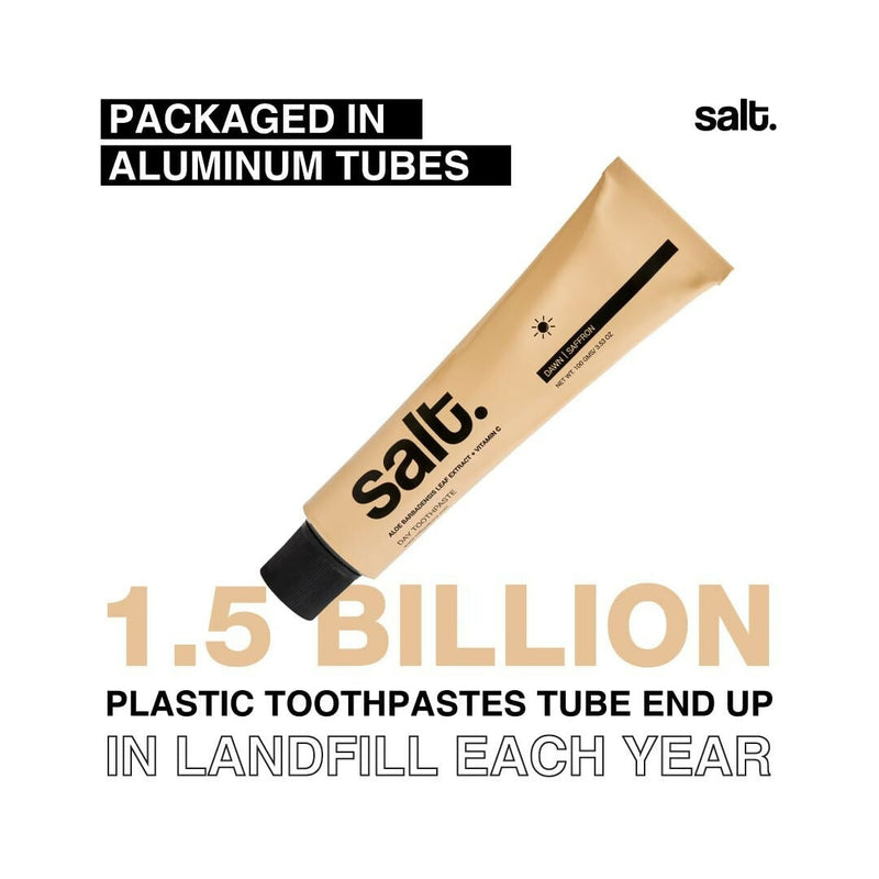 Salt. Oral Care Saffron Dawn Day Toothpaste