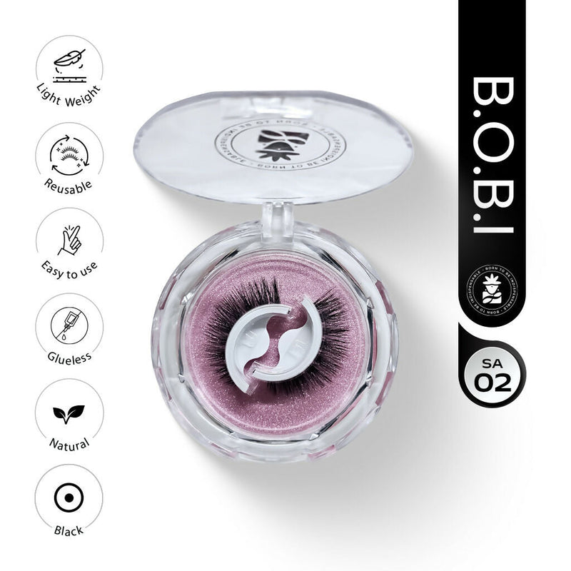 BOBI Self Adhesive Eyelashes SA47 Fox Lash Style – Outer Edge Lift