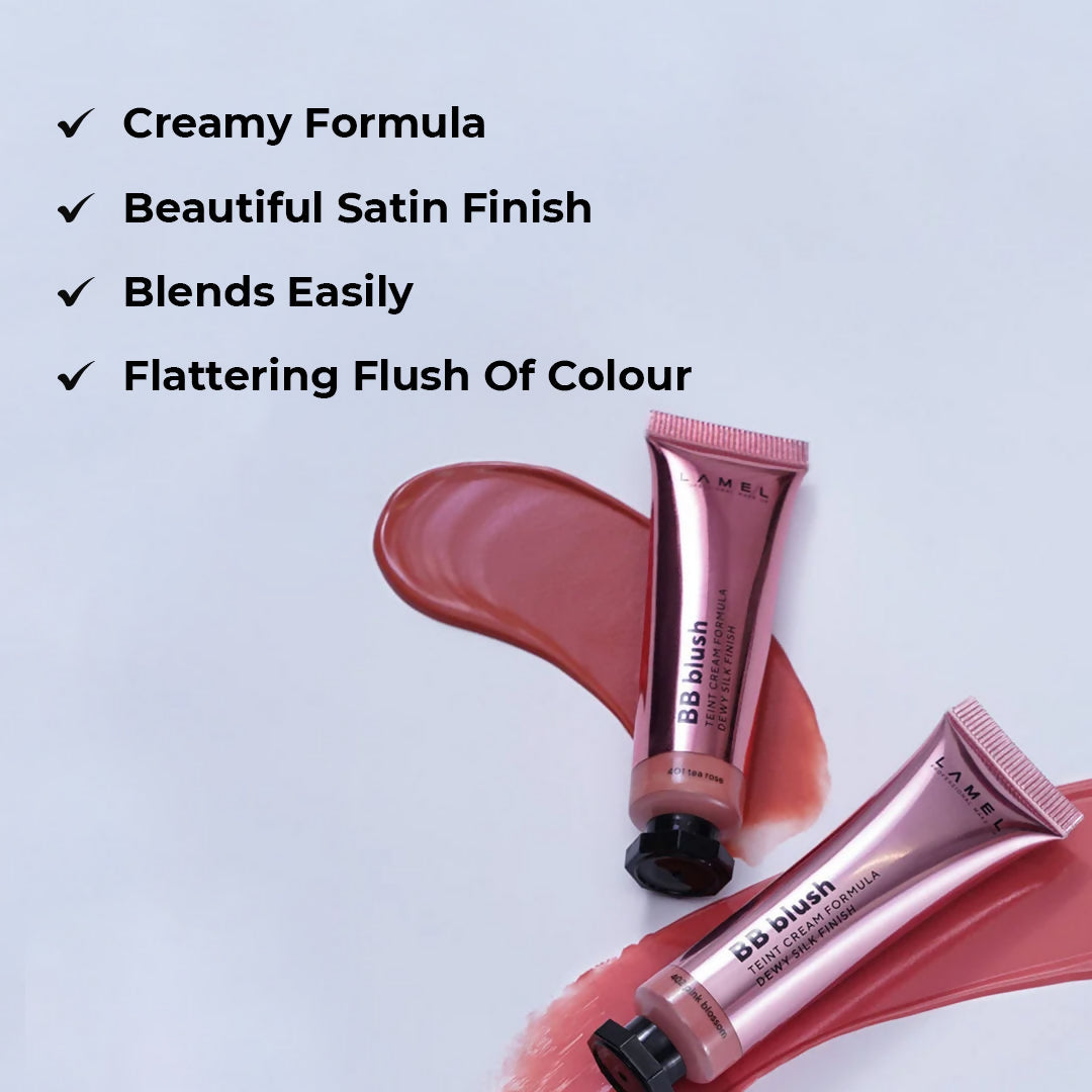 Lamel BB Blush For Dewy Silk Finish - 402 Pink Blossom