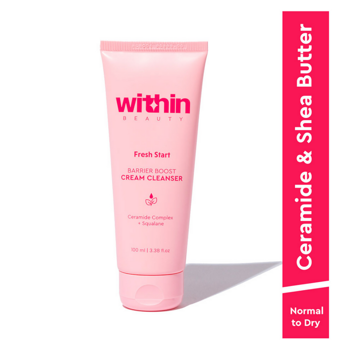Within Beauty Fresh Start Barrier Boost Cream Face Cleanser