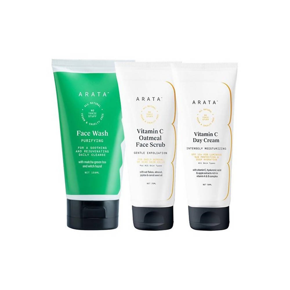 Arata Vitamin C Triple Action Morning Combo