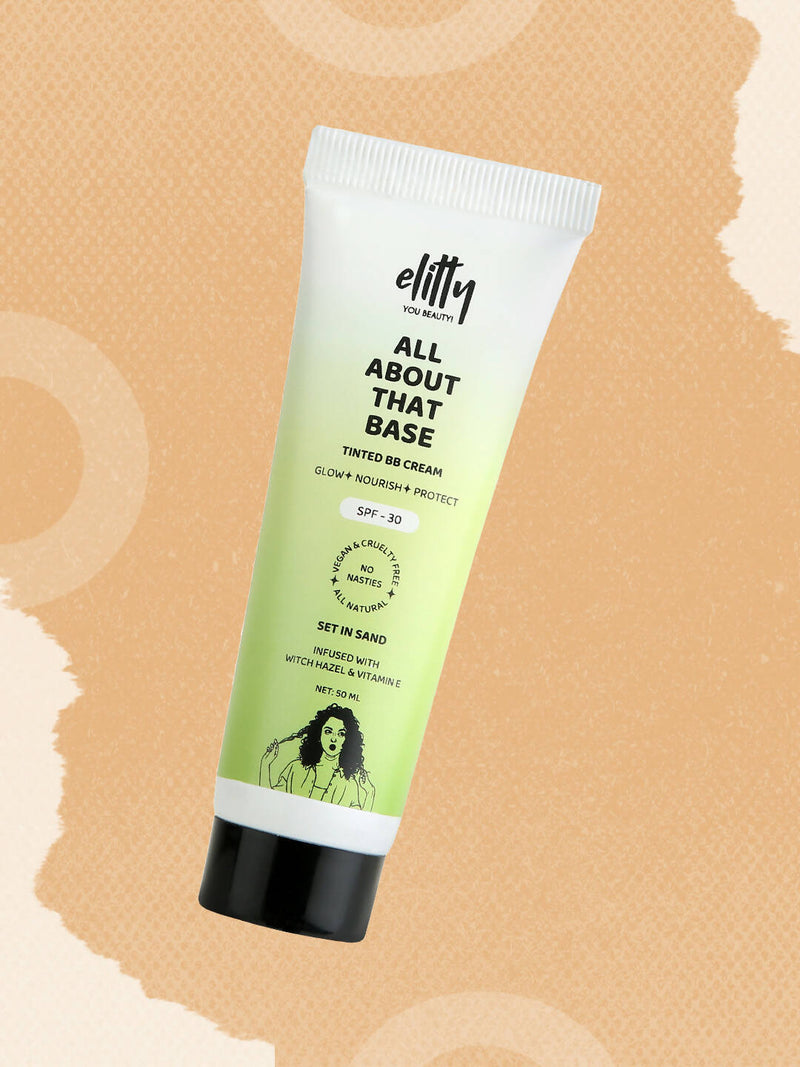 Elitty All About That Base Tinted BB Cream with SPF 30 - Set in sand