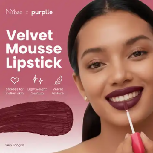 NY Bae Velvet Mousse Liquid Lipstick - Sexy Sangria 04