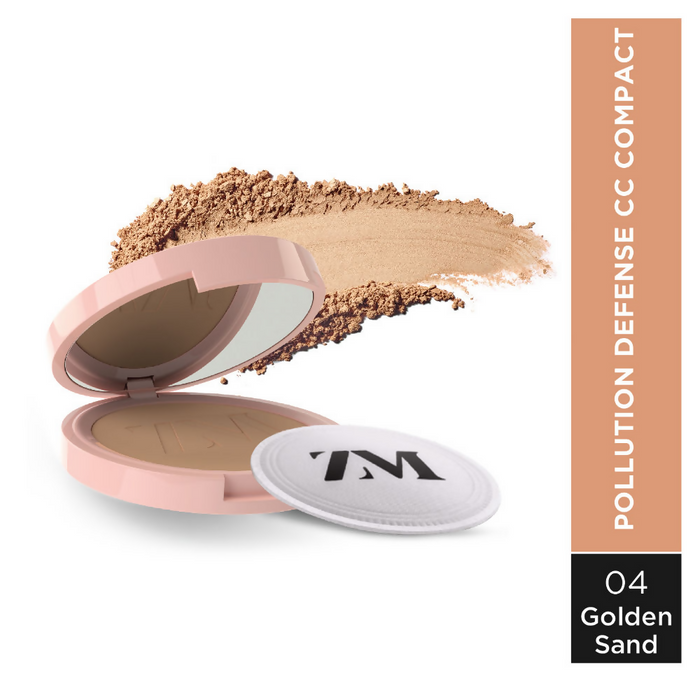 Zayn & Myza Pollution Defense CC with SPF 30 Compact Golden Sand