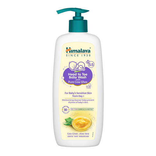 Himalaya Herbals Head to Toe Baby Wash with Pure Cow Ghee