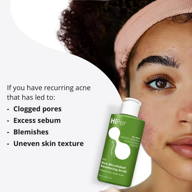 HiPer Skin Rice Microfoliant Resurfacing Face Scrub