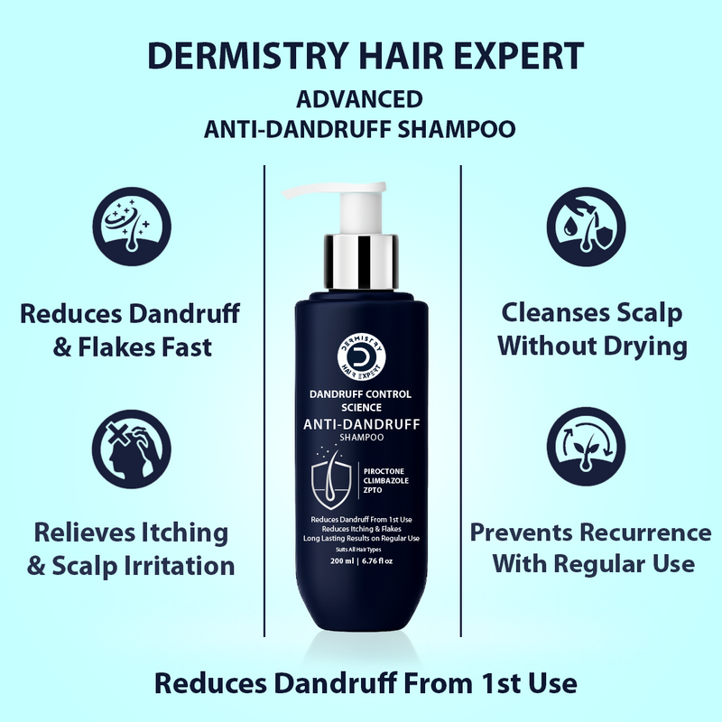 Dermistry Anti-Dandruff Control Hair Serum & Shampoo