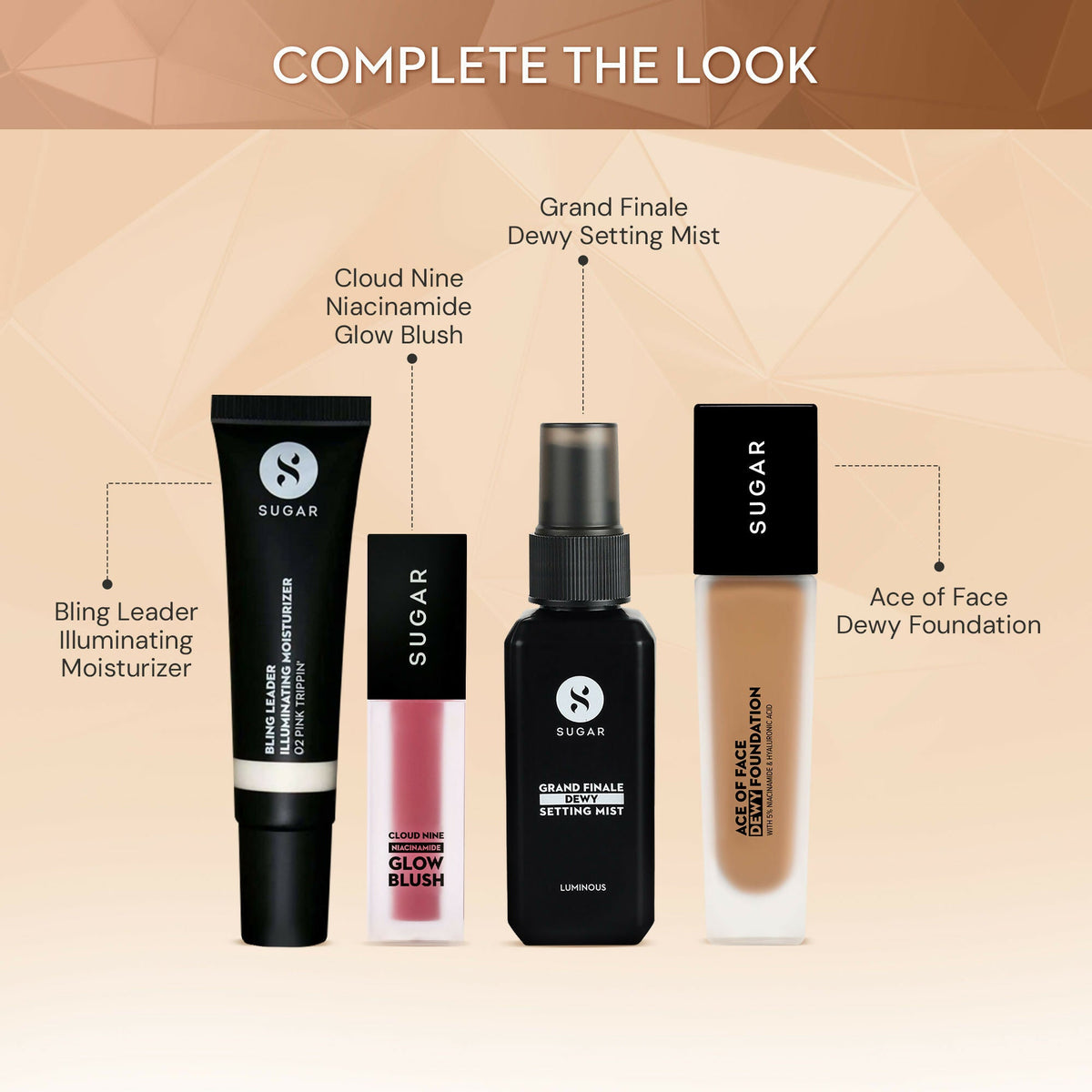 Sugar Ace Of Face Dewy Foundation - 20 Galao