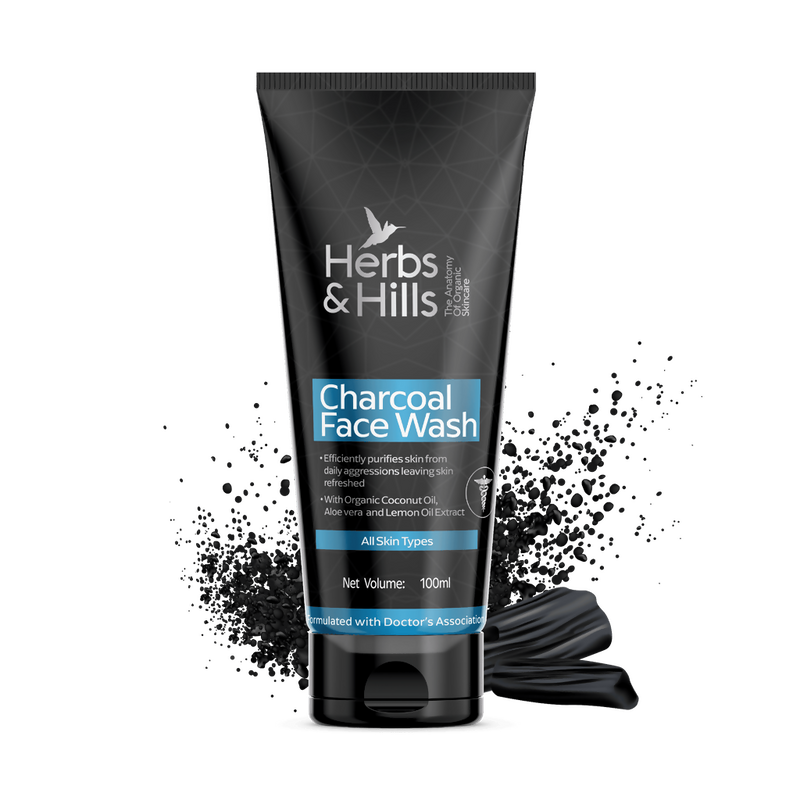 Herbs & Hills Charcoal Face Wash
