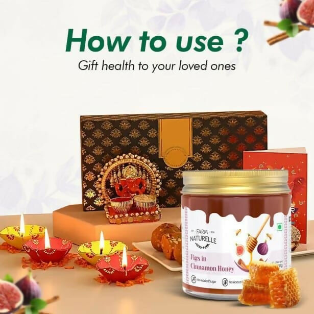 Farm Naturelle Figs in Cinnamon Honey Sweet & Healthy Delight