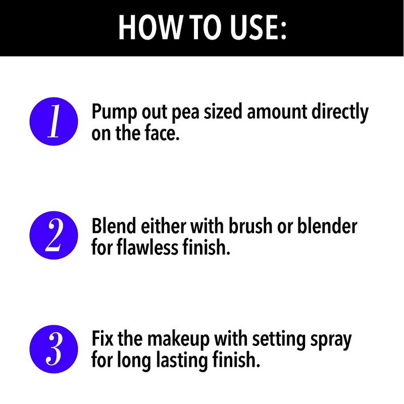 Blue Heaven Hyper Matte Foundation SPF 25 PA++ 501 Honey