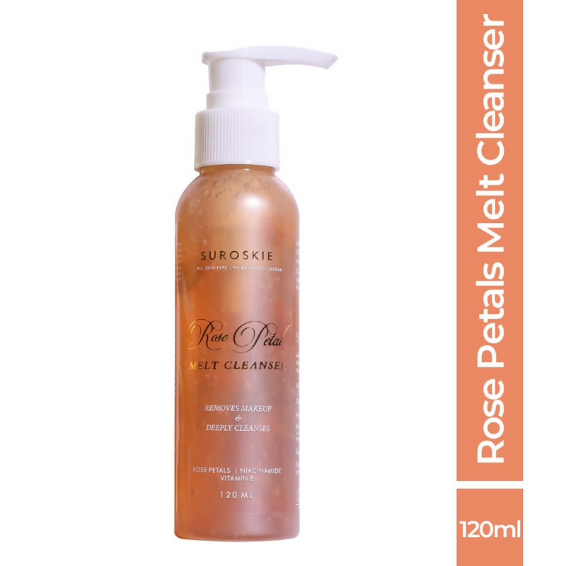 SUROSKIE Rose Petals Melt Cleanser 2-In-1 Face Wash & Makeup Remover