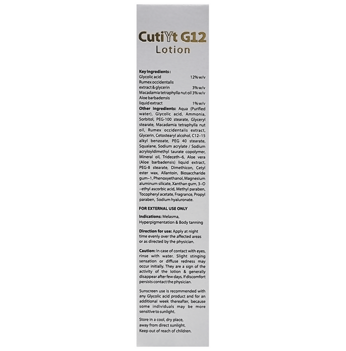 Cutiyt G12 Lotion For All Skin Type