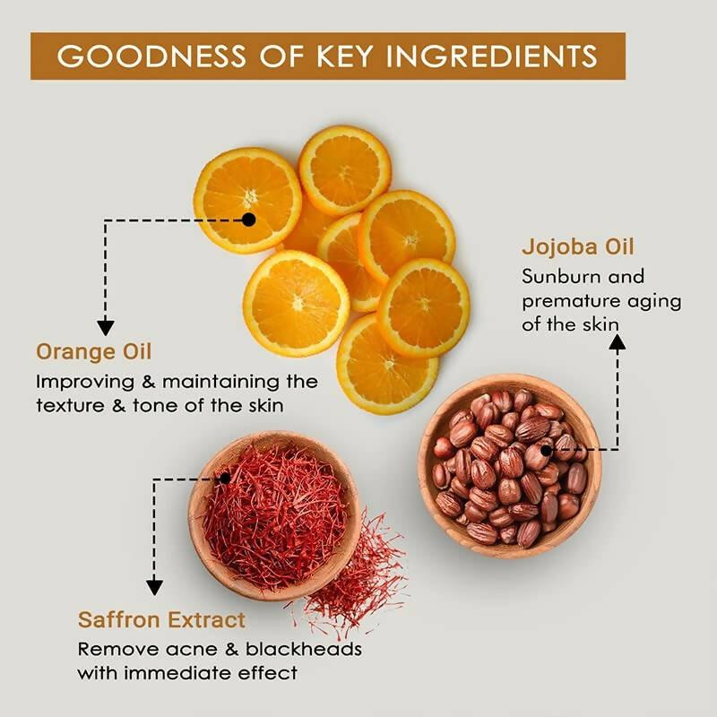 NutriGlow NATURAL'S Advanced Pro Formula Gold Kesar Facial Kit