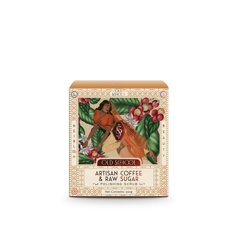 Old School Rituals Artisan Coffee & Raw Sugar Polishing Scrub