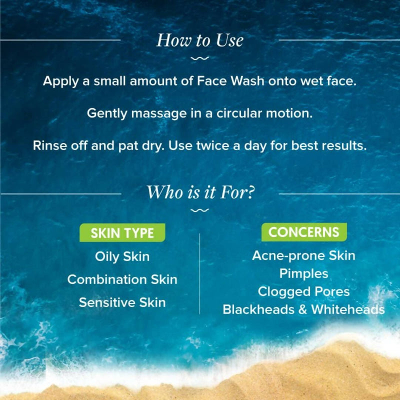 Aqualogica Clear+ Smoothie Face Wash with Green Tea & Hyaluronic Acid, Facial Cleanser for Men & Women