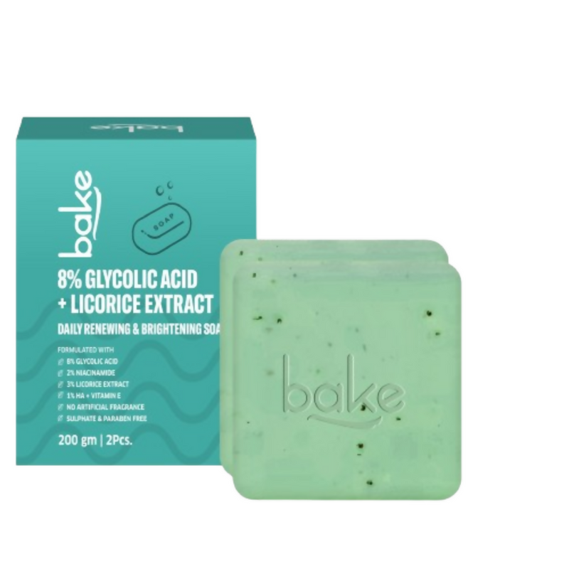 Bake 8% Glycolic Acid Scrub Treatment Soap