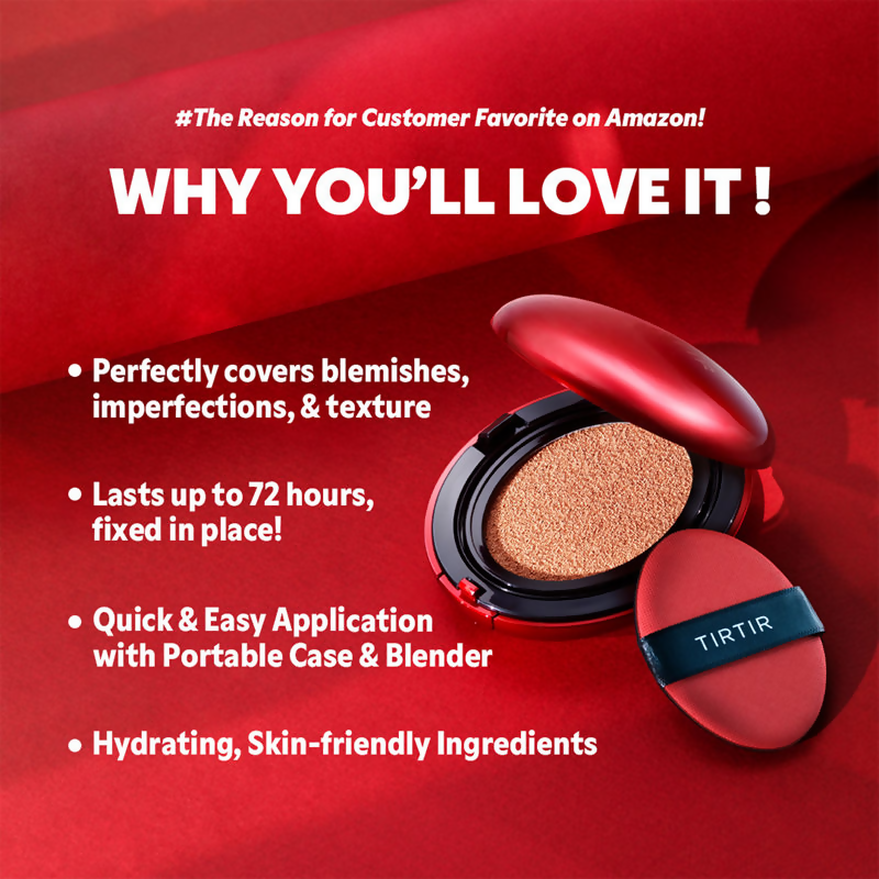 Tirtir Mask Fit Red Mini Cushion Foundation - 33C Hazel