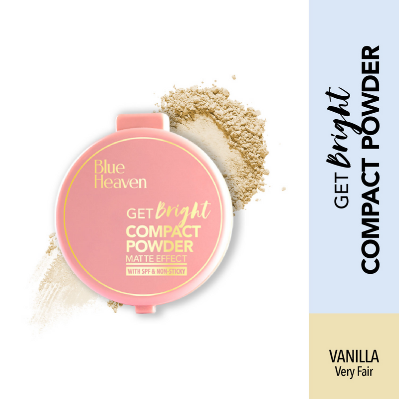 Blue Heaven Get Bright Compact Powder - Vanilla